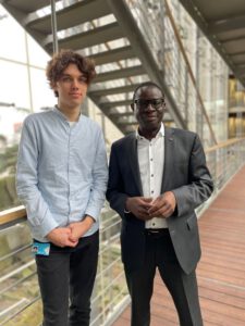 Lars und Karamba im Bundestag